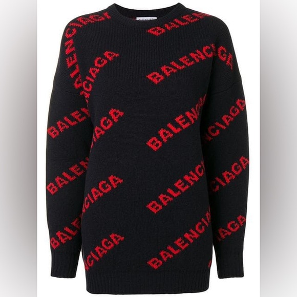 Balenciaga logo sweater